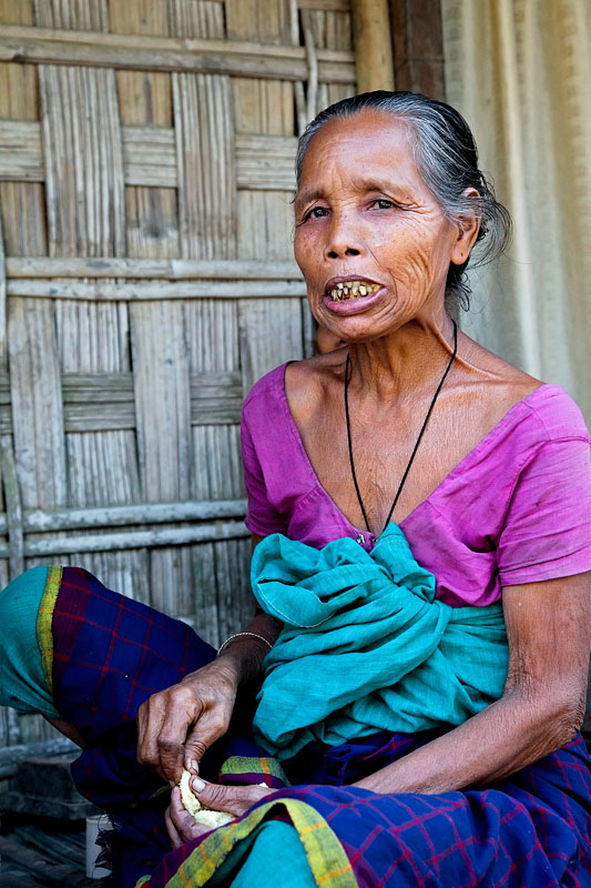  Woman of the island Majuli